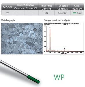 3,2mm * 150/175mm WP verde punta de soldadura <span class=keywords><strong>electrodo</strong></span> de tungsteno para soldadura tig - Product Image 1