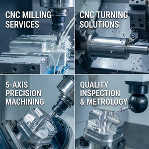 خدمات تصنيع معدنية مخصصة باستخدام تقنية CNC للنماذج الأولية السريعة، قطع مصنعة بالخراطة والتفريز، تصنيع دقيق للفولاذ المقاوم للصدأ - Product Image 6