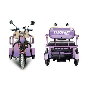 Tricycle électrique RACCEWAY E-BUS 2026, nouveau modèle, 1000W, 72V, 20AH, deux <span class=keywords><strong>places</strong></span>, frein à disque, entrepôt UE - Product Image 5