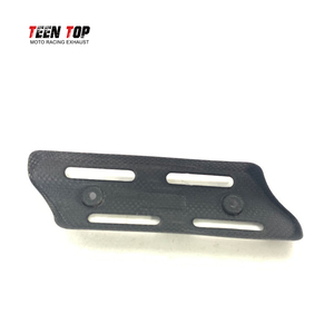 Protection de tuyau d'échappement universelle en fibre de carbone, bouclier thermique pour tuyau d'échappement de moto tout-terrain 4 temps - Product Image 6