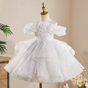 Abito Formale per Bambine, Elegante Vestito <span class=keywords><strong>da</strong></span> Principessa con Paillettes, Gonna a Palloncino, Adatto per Ragazze Più Grandi, Outfit per Esibizioni di Pianoforte - Product Image 3