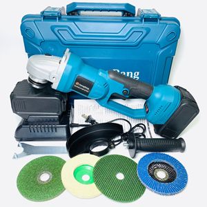 100/125mm Rechargeable Lithium Brushless Angle Cordless Grinding <b>Power</b> <b>Tools</b> Portable Polishing Machine DWK03 - Product Image 1