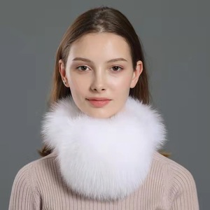 卸売 レディース・ガールズ 100%リアルフォックス・ラクーンファー イヤーマフ 冬用イヤーウォーマー 防寒 シルバーフォックスファー 耳当て - Product Image 4