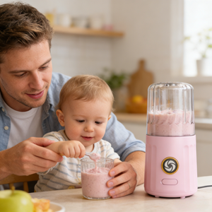 Procesador de Alimentos para Bebés de 260 ml, Mini Licuadora USB Libre de BPA, 6 Cuchillas, Bajo Ruido, Saludable para el Desarrollo Infantil - Product Image 1