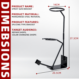 Wall Mounted Gravity Feed Paint Sprayer Triangle <strong>Bracket</strong> Strainer Holder with Spray Gun Bench Mounted Paper Wall <strong>Bracket</strong> - Product Image 3