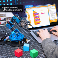 Hiwonder xArm 2,0 6DOF Python Scratch Programación Robot STEM Educación Kits de brazo robótico con expansión de sensor