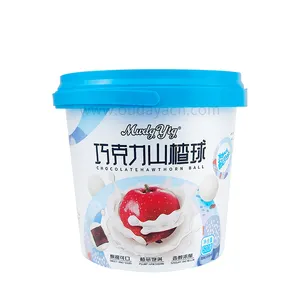 Seau en plastique Usine Offre Spéciale en gros IML COULEUR personnalisée 1 litre pp seau en plastique pour seau à glace