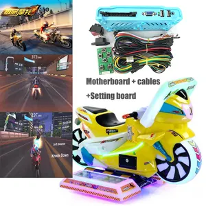 Crianças Moeda operado máquina de arcade outrun simulador de corridas de carro, jogos de arcada jogo de corrida de carro kit DIY para venda