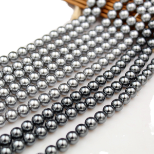 Perles rondes classiques en coquillages naturels Xichuan de 3 à 10 mm, perles roses, accessoires de fabrication de colliers et de bijoux DIY - Product Image 1