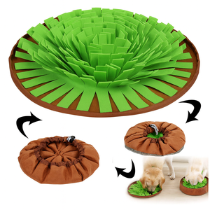 Großhandel Interaktiver Slow-Feed IQ-Trainingsspiel-Napf zur Stresslinderung Puzzle-Beschäftigungsspielzeug Schnüffelmatte für Hunde und Katzen - Product Image 1