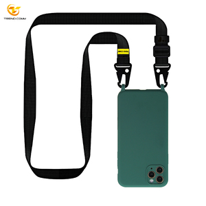 Silicone Caoutchouc Sublimation Bandoulière Collier Micro Fibre Protection Pour <span class=keywords><strong>iPhone</strong></span> 13 14 15 Pro Max Téléphone Sac Cas - Product Image 6