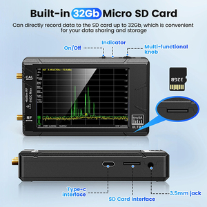 Nuovo <span class=keywords><strong>Analizzatore</strong></span> <span class=keywords><strong>di</strong></span> <span class=keywords><strong>Spettro</strong></span> Portatile Originale TinySA ULTRA con Display da 4 Pollici 800MHz con Scheda SD da 32GB Generatore RF - Product Image 4