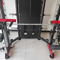 Máquina Smith Todo en Uno para Entrenamiento de Fuerza, Power Rack Multifuncional, Máquina Smith Multifuncional