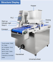 Fournisseur rotatif industriel petite Machine manuelle de dépôt de biscuits, beurre de Palmier Multi goutte