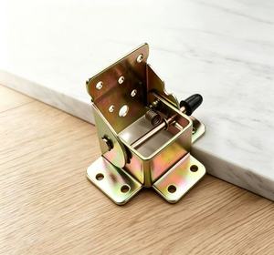 Hot-Selling Contemporary Design <b>Folding</b> Bracket Lock Extension <b>Table</b> Seat Leg Hinge Self-Unlocking Top Direct Iron <b>Metal</b> - Product Image 1