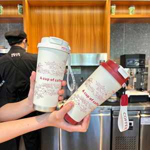 Gobelet isotherme en acier inoxydable 316 avec revêtement céramique personnalisé, couvercle et paille – Idéal pour le café, le thé, les smoothies - Product Image 4