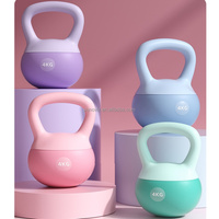 Kettlebell de PVC Suave para Mujeres - Ejercicio en Casa y Adelgazamiento, Equipo de Ejercicio Ligero y Duradero para Tonificar y Cardio