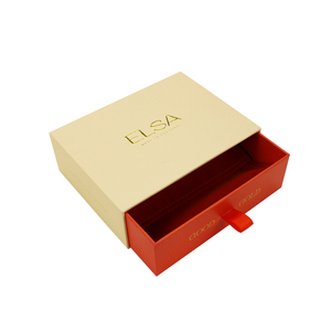 Eco Friendly Custom Logo Cardboard Jewelry Ribbon Sliding <b>Drawer</b> Gift Cosmetics Packaging Paper Box - Product Image 2