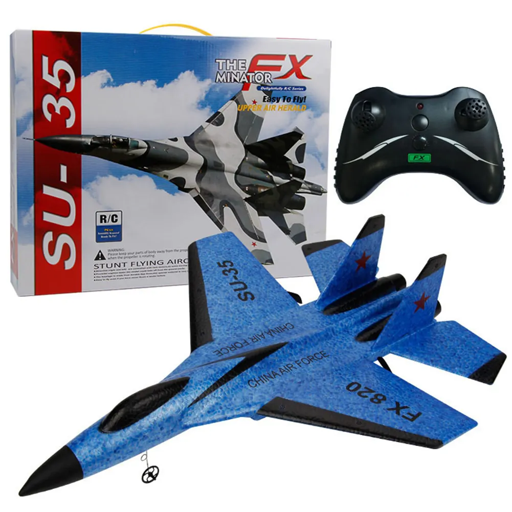 2022 Aircraft Su 35, 27 Fighter Fixed-wing Glider Air Plane Anti-fall Epp Airplane Flying Rc Toy Rc Plane For Remote Control Toy