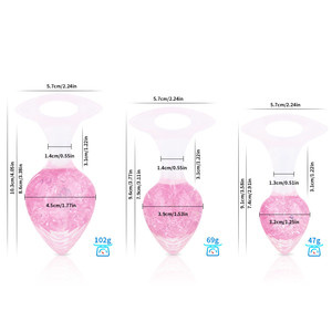 Tapón anal de silicona con diseño de cristal para adultos - Product Image 3