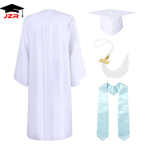 Vente en gros de robe de fin d'études pour adultes mate avec bonnet Robe de fin d'études étole <span class=keywords><strong>bleu</strong></span> <span class=keywords><strong>ciel</strong></span> Toga - Product Image 2