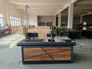 Smart Motorized Checkout <b>Counter</b> with Built-in Front Racks | One-Stop Grocery Retail Equipment for Modern Stores - Product Image 5