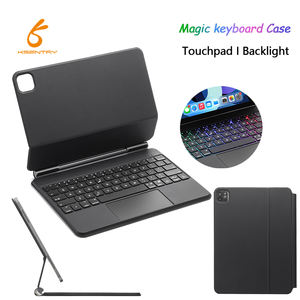 2024 <span class=keywords><strong>IPad</strong></span> Pro Air 1110.9インチM2用タッチパッドトラックパッドタブレットワイヤレスバックライトマジックキーボードケース付きスリム磁気カバー - Product Image 5