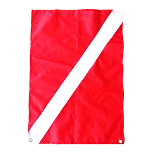 50*62cm seguridad subacuática buceo lanza <span class=keywords><strong>pesca</strong></span> buzo abajo Kayak barco señal buceo bandera - Product Image 4