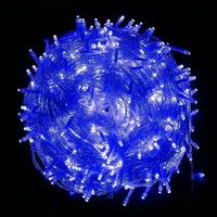 220V 100m LED Farbwechsel-Lichterkette Mehrfarbige Weihnachtsbeleuchtung Warmweiß 600 LED Funkelnde Feenlichter Transparent