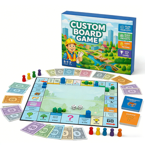 Vietnam OEM Board Game Manufacturer Custom Eco-Friendly Portable Tabletop Game Printing <b>Cards</b> for Family Kids Adults Gift Box - Product Image 5