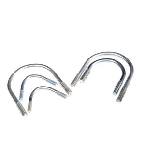 Custom Manufacture Astm DIN Pipe Clamp <strong>UBolt</strong> M8 M10 M12 Stainless Steel 6 Inch U Bolts Hot Dipped Galvanized U Bolt Pipe Clamp - Product Image 3