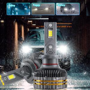 Luces Antiniebla QZ43 de Bajo Precio para Auto, Faros Delanteros Bi-LED de Aluminio de Aviación IP68, Bombilla Doble LED para Auto - Product Image 4