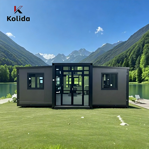 Kolida-hot-bán 20-chân đôi cánh ngoài trời mở rộng container nhà chất lượng cao đúc sẵn nhà di động - Product Image 1