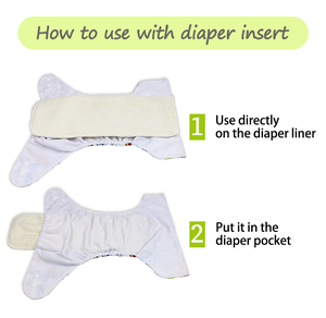 Ananbaby Inserts de couches en <span class=keywords><strong>bambou</strong></span> réutilisables lavables et absorbants pour bébé Couches lavables de qualité supérieure - Product Image 4