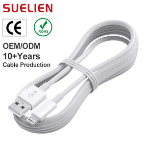 Câble de données pour téléphone portable OEM 5V 2.4A 8 broches avec certificat CE ROHS, câbles de charge USB A <span class=keywords><strong>vers</strong></span> iOS 12W pour <span class=keywords><strong>iPhone</strong></span> - Product Image 1