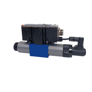 Vanne directionnelle proportionnelle hydraulique 4WREE 4WREE6 4WREE10 OEM à commande par solénoïde 10 E75-23/G24K31/F1V Noire 1/4 Port Garantie 1 an - Product Image 3