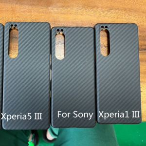 Funda ultradelgada de carbono para teléfono, carcasa de aramida Ultra ligera de aramida para <span class=keywords><strong>Xperia5</strong></span> III Slim Fit - Product Image 2