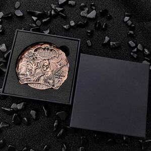 7 En 1 Rotating Horror Skull Dice Roulette Juguete para adultos Metal Fidget Spinner DND Dice Regalo <span class=keywords><strong>de</strong></span> Halloween con exquisita caja <span class=keywords><strong>de</strong></span> color - Product Image 6