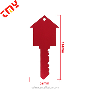 Tùy Chỉnh Cá Nhân Vui Số Lượng Lớn Hình Dạng Chìa Khóa Sân Bay Vali Bền Trống Kim Loại Nhôm Hành Lý Thẻ - Product Image 3