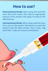 Gel Refrescante para el Alivio de Hemorroides con Aloe Vera - OEM/ODM para Uso Corporal, Elimina Hemorroides, Reduce Dolor y Desgarros - Product Image 2