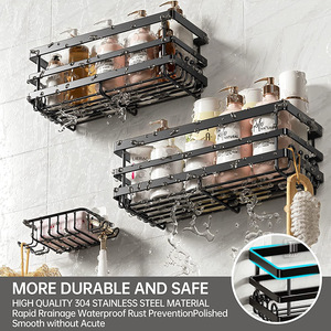 <span class=keywords><strong>Porte</strong></span>-<span class=keywords><strong>savon</strong></span> <span class=keywords><strong>mural</strong></span> en fer moderne sans poinçon pour salle de bain, articles de toilette, <span class=keywords><strong>porte</strong></span>-<span class=keywords><strong>savon</strong></span> pour hôtels et résidences transfrontalières - Product Image 2
