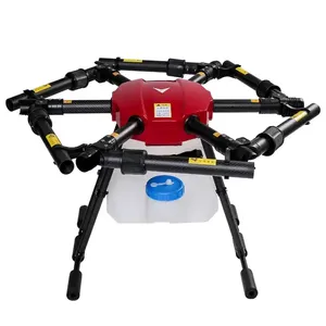 6 trục nông nghiệp phun Drone khung người mới bắt đầu thân thiện với ứng dụng kiểm soát vật liệu nhựa 3km cho agric UAV Máy phun - Product Image 1