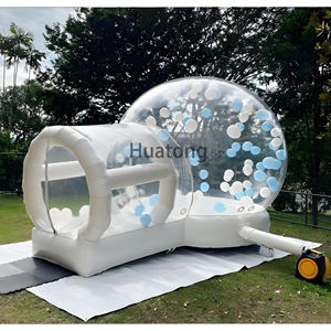 Castello Gonfiabile in PVC per Eventi Commerciali, <span class=keywords><strong>Casa</strong></span> Gonfiabile a Bolle con Palloncini, Case a Bolle Bianche per Bambini - Product Image 5
