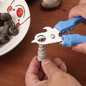 Cortador de caracoles de acero inoxidable, herramienta multifuncional para mariscos, resistente, con mango antideslizante para abrir mariscos - Product Image 3