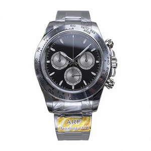 Reloj de Alta Calidad, Resistente al Agua, 40 mm, Fábrica ARF, Acero 904L, Movimiento 4131, Cronógrafo, Negro Gris Panda, Reloj de Buceo - Product Image 1