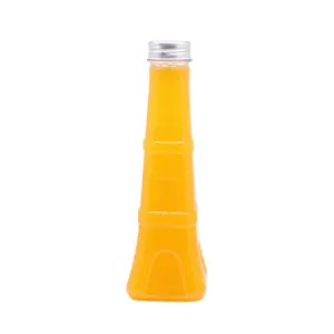 MAYSURE 450ml 공장 가격 하이 퀄리티 타워 모양의 플라스틱 병 소다 콜라 오렌지 주스