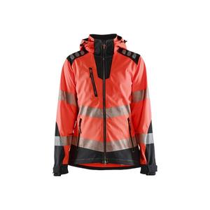 BLAKLADER - 479125135599XL Women’s <b>Hi</b>-<b>Vis</b> <b>Softshell</b> <b>jacket</b> Red/Black - EAN 7330509813430 <b>HI</b>-<b>VIS</b> WORKWEAR - Product Image 1