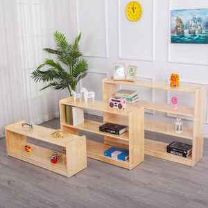 Scaffali <span class=keywords><strong>Montessori</strong></span> organizer e ripiano in <span class=keywords><strong>legno</strong></span> di stoccaggio <span class=keywords><strong>Montessori</strong></span> per la stanza dei bambini quattro strati di Multi-piastra - Product Image 1