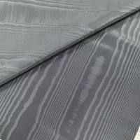 Tissu en polyester moiré, effet visuel 3D, gaufrage pour sacs de créateurs, costumes, vêtements pour femmes, tissu moiré