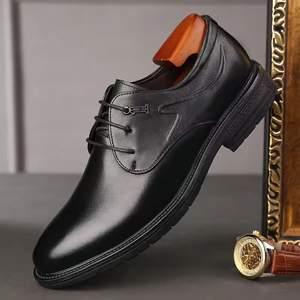 Chaussures habillées d'été ECO pour hommes en cuir respirant avec doublure en cuir véritable, souples et décontractées pour fêtes, mariages, affaires, tendance et élégantes - Product Image 6
